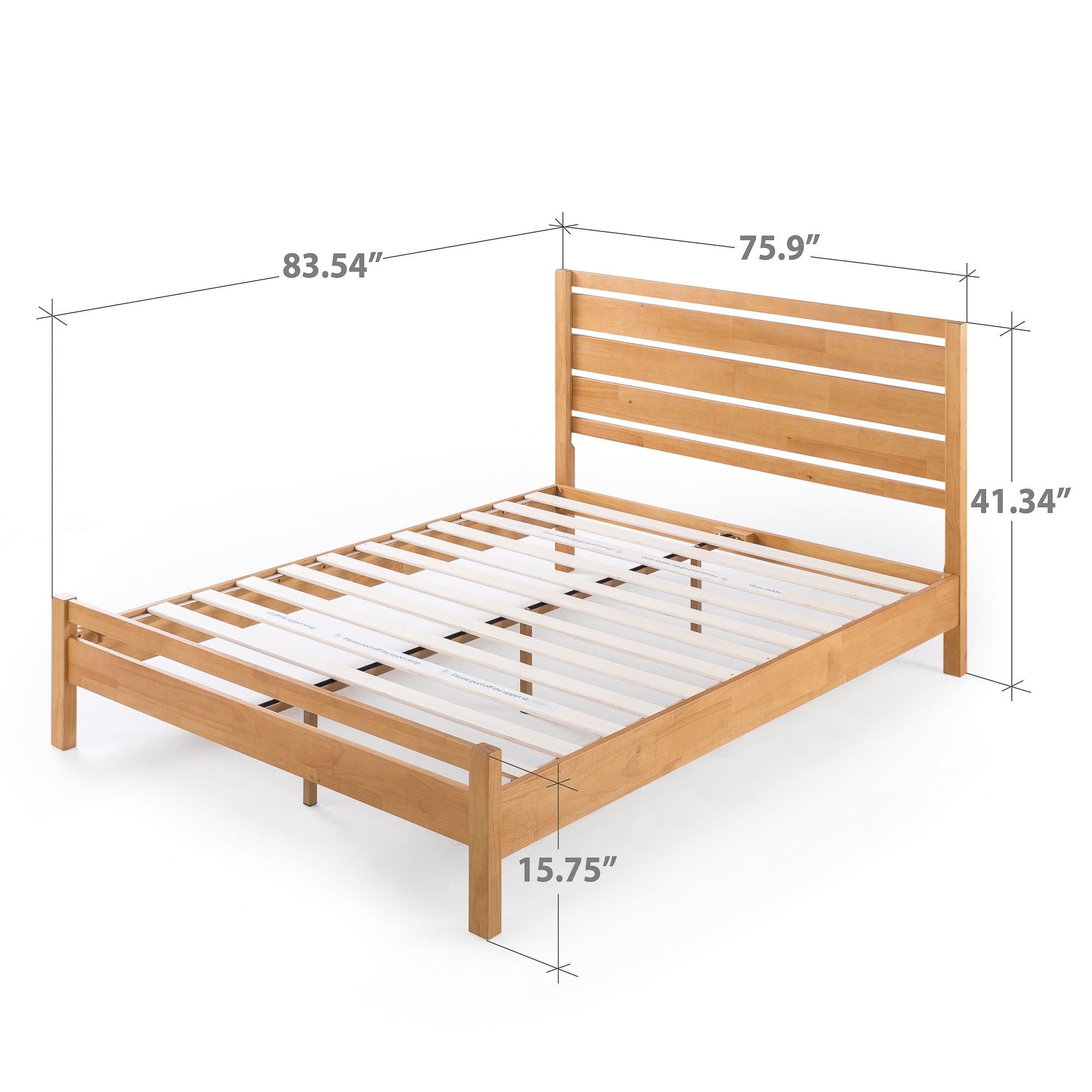 Aimee wood sales platform bed frame