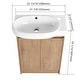 preview thumbnail 40 of 55, Beingnext 16"/23" Bathroom Vanity with Sink, Floating/Freestanding Bathroom Vanity with Soft Close Door