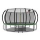 preview thumbnail 2 of 4, Recreational Trampolines For Kids Teens Gauge Galvanized Rust Resistance Steel Construction With Basketball Hoop System - Green