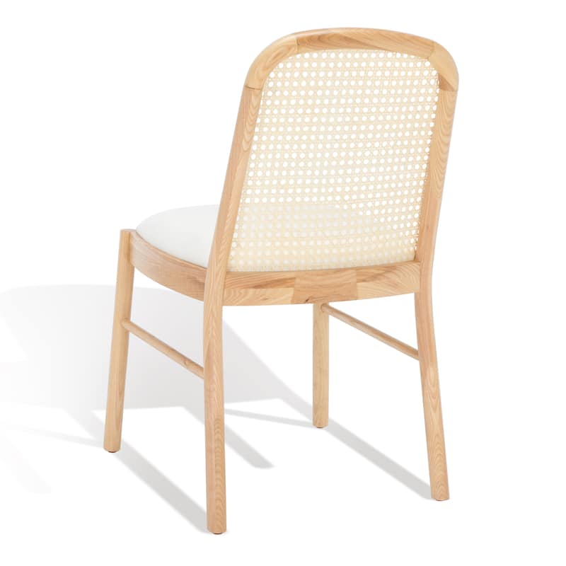 SAFAVIEH Couture Henryetta Rattan Back Dining Chair (Set of 2) - 18 In. W x 20 In. D x 33 In. H - 18"Wx20"Dx33"H