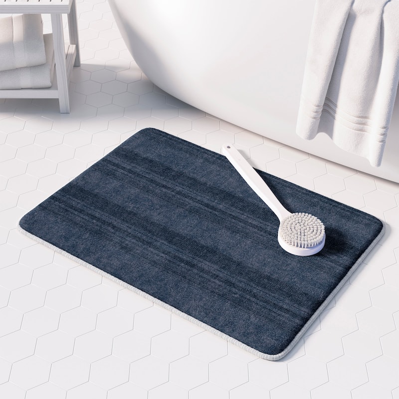 Laural Home Big Sky Charcoal Memory Foam Rug