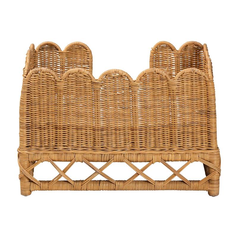 Bohemian Pet Bed, Constructed from Natural Rattan