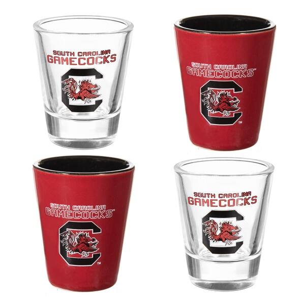 4-Piece Ceramic and Glass 2 oz. Shot Glass Set, University of South  Carolina - Bed Bath & Beyond - 40986709