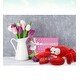 preview thumbnail 5 of 4, DolliBu I LOVE YOU Googly Eyes Soft Plush Red Crab with Red Heart - 14 inches