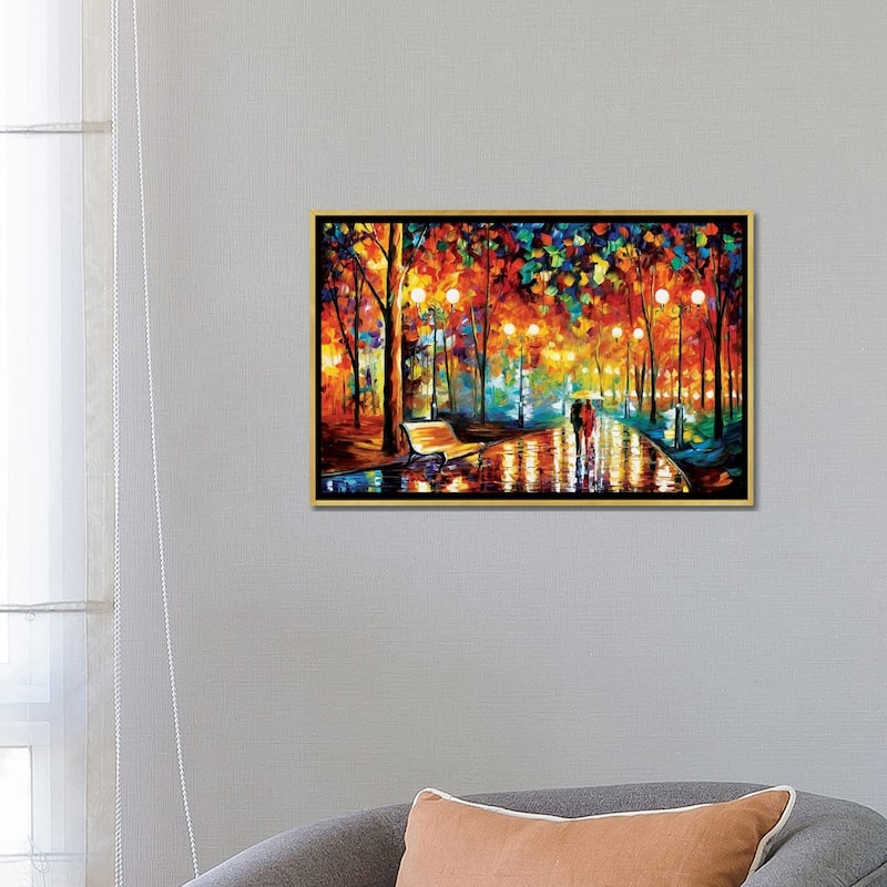 iCanvas "Rain's Rustle II" by Leonid Afremov Framed Canvas Print