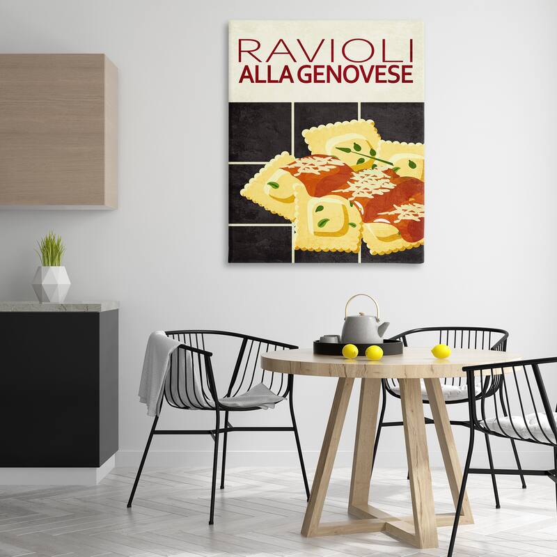 Stupell Ravioli Classic Kitchen Canvas Wall Art Design By Kim Allen