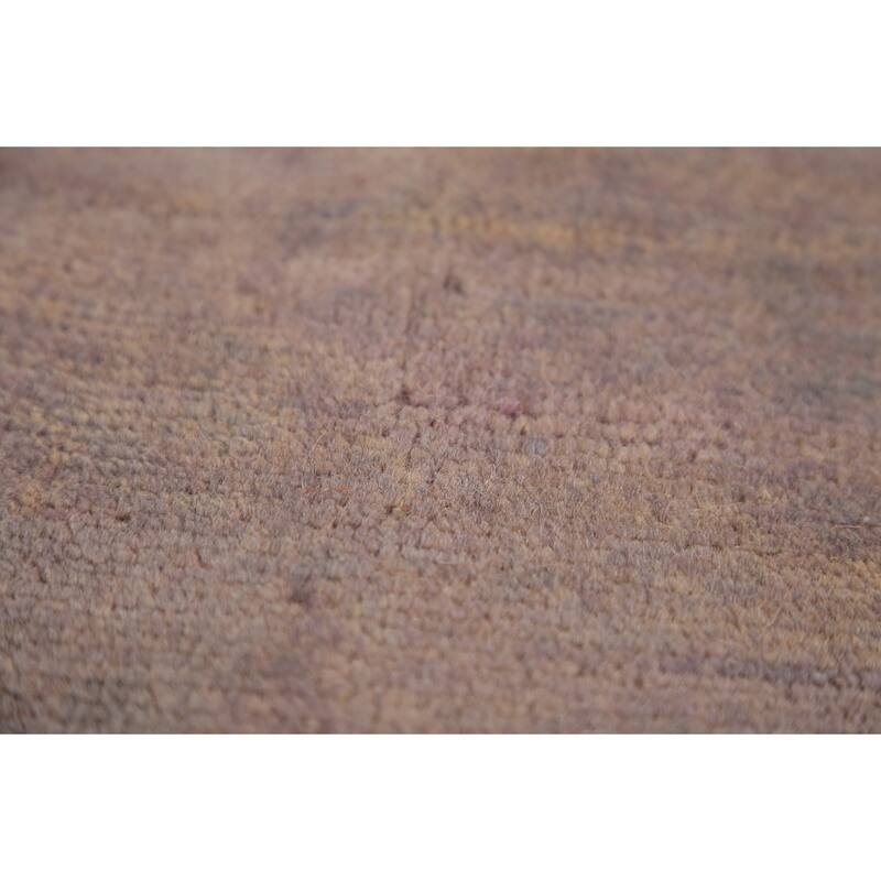 Grays & Beige Gabbeh Oriental Area Rug Hand-Knotted Wool Carpet - 9'3" x 11'7"
