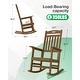 preview thumbnail 101 of 134, WINSOON All Weather HIPS Outdoor Rocking Chair, Set of 2