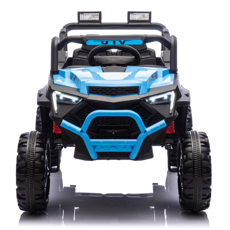 24V 400W Kids Ride On Electric UTV W/Parents Remote Control,Four-Wheel Suspension,LED Lights,Portable Handle