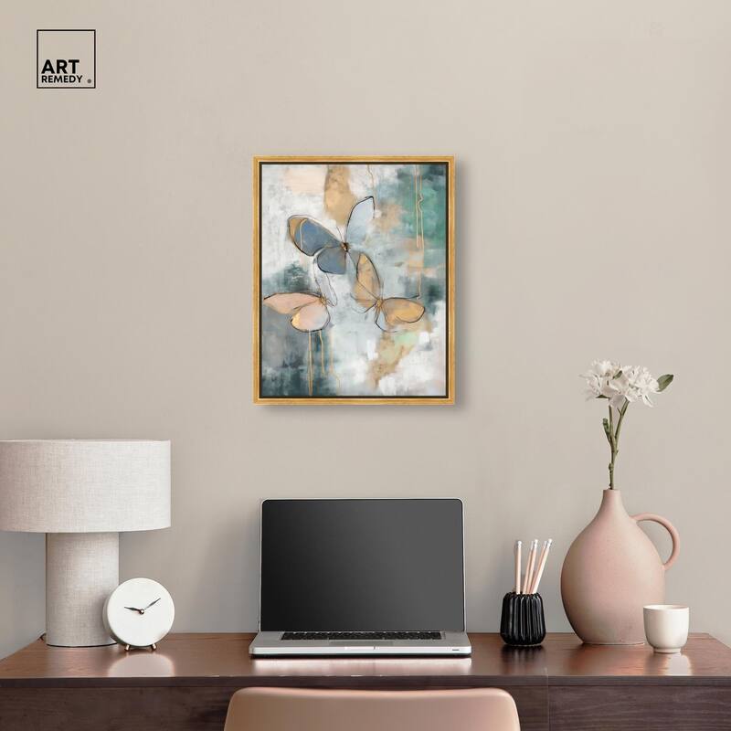 Butterflies Dream II Canvas by Art Remedy