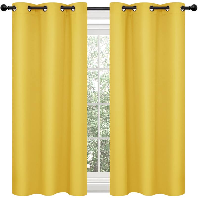 Deconovo Grommet 38 Width Curtain (2 Panel)