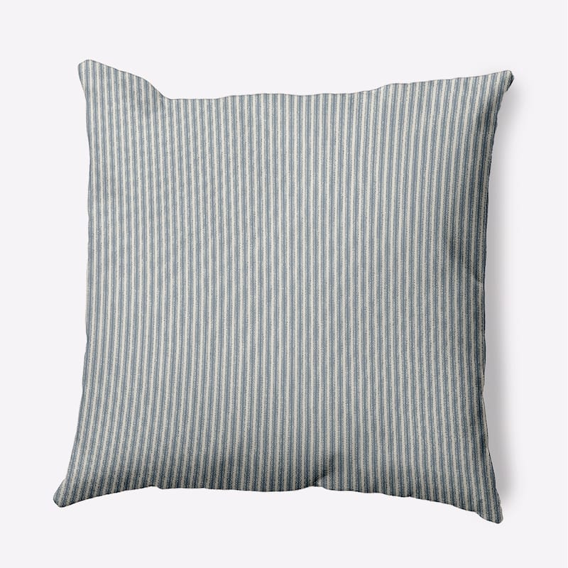 20 x 20 inch Ticking Stripe Outdoor Pillow