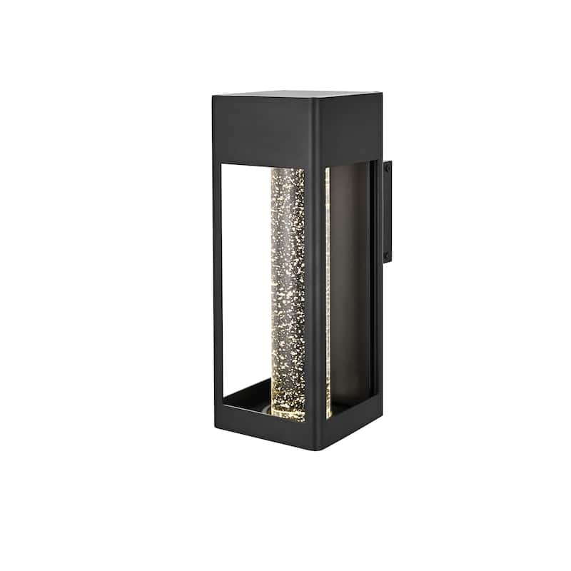 Julius LED Outdoor Wall sconce in Black