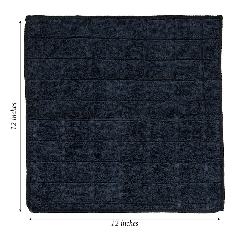The Sloppy Chef Mesh Backed 12-Piece Dishcloths - 12x12