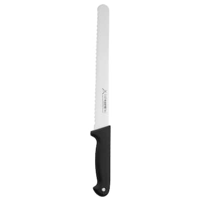 CatCora Serrated Bread Knife, Professional 10-Inch German Steel Blade, Ergonomic Soft-Grip Handle, NSF-Certified Kitchen Knife