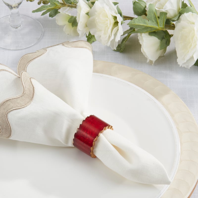 Resin Artistry Napkin Ring (Set of 4)