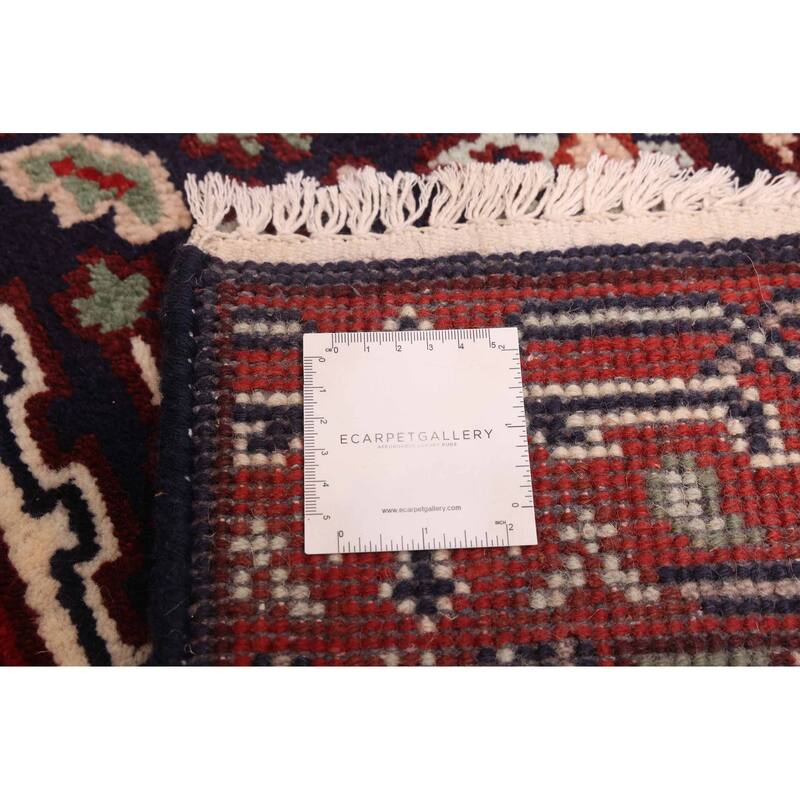 ECARPETGALLERY Hand-knotted Serapi Heritage Dark Navy Wool Rug - 2'6 x 11'9