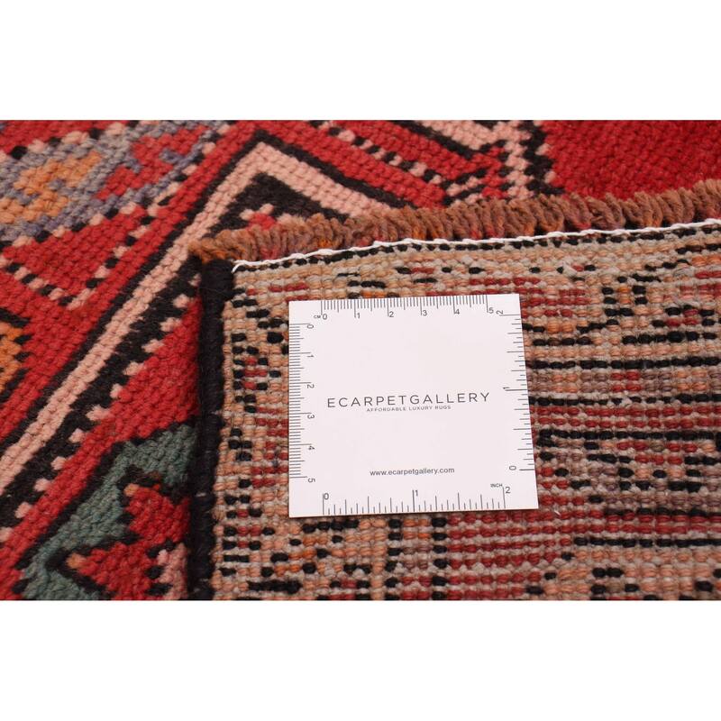 ECARPETGALLERY Hand-knotted Melis Vintage Red Wool Rug - 3'2 x 6'1