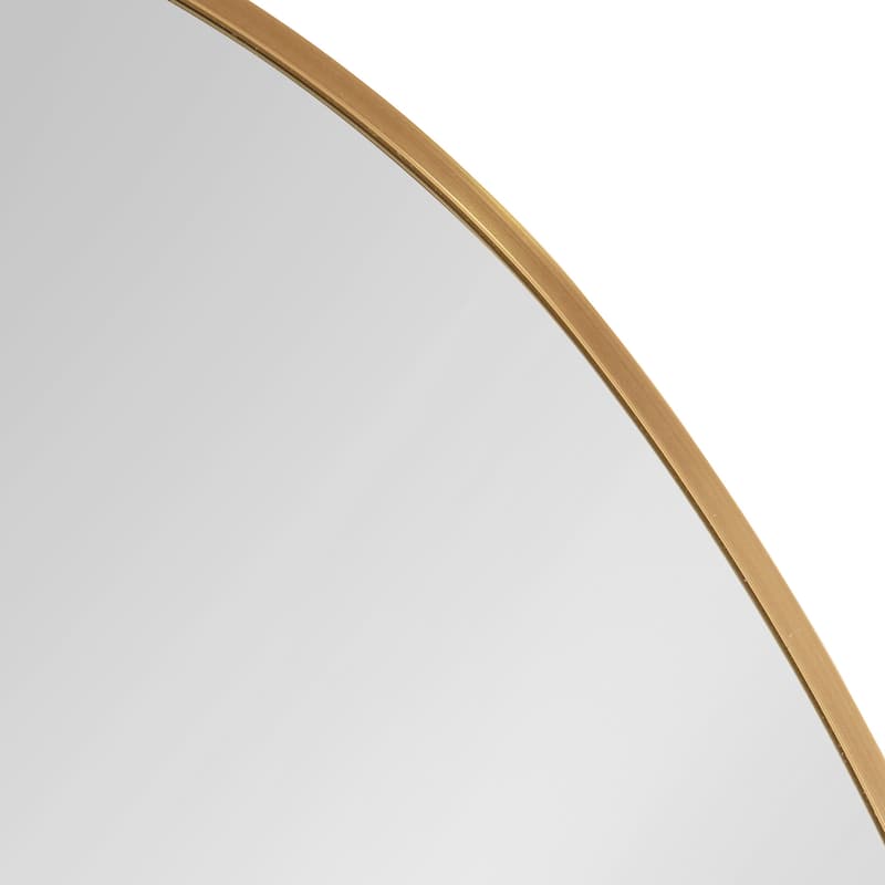 Kate and Laurel Zayda Metal Oval Mirror - 24x36