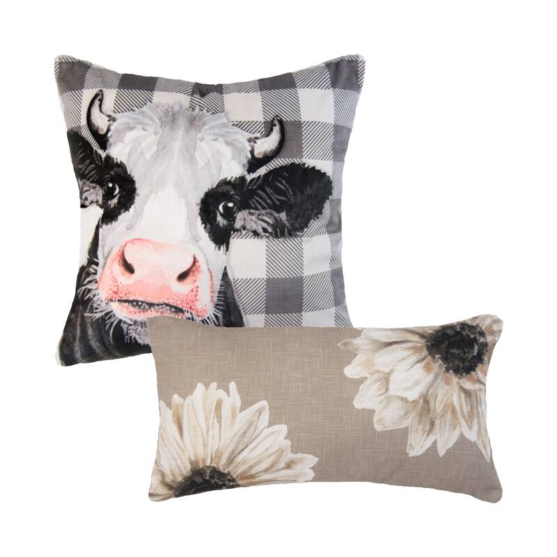 Donna Sharp Augusta 2PC Polyester Decorative Pillow Set