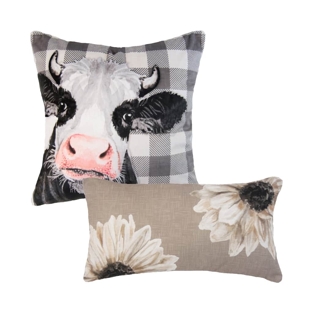 Donna Sharp Augusta 2PC Polyester Decorative Pillow Set