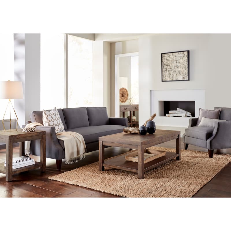 Craster Reclaimed Wood Console Table in Smoky Taupe