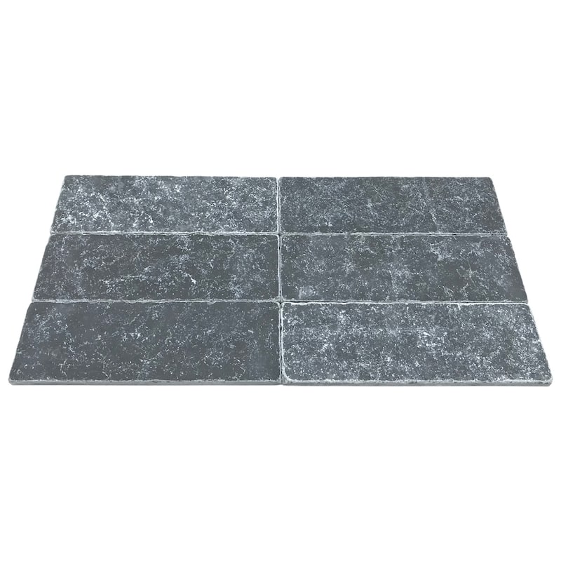 Midnight Marble 3" x 9" Tumbled Tile