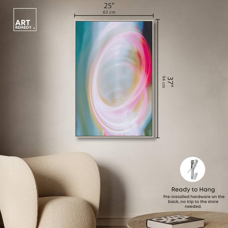 Swirling Light III Canvas by Art Remedy