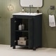 preview thumbnail 43 of 161, GDFStudio - Elysia Wood Bathroom Vanity with Ceramic Sink & Storage Cabinet Organizer