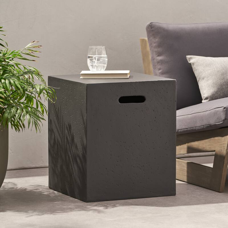 Roomfitters MGO Tank Holder with Modern Design, Durable Outdoor Cover for Patio and Garden Use