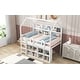 preview thumbnail 4 of 14, Twin Size House Loft Bed with Multiple Storage Shelves