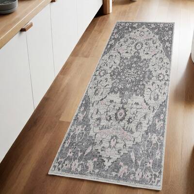 Power Loomed Stain Resistant Durable Area Rug - 96' X '31' X '0.38