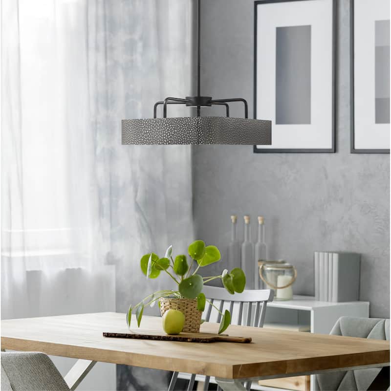 Westinghouse Lighting Bexar Three Light Indoor Chandelier/Semi-Flush Mount Ceiling Fixture - 3-Light