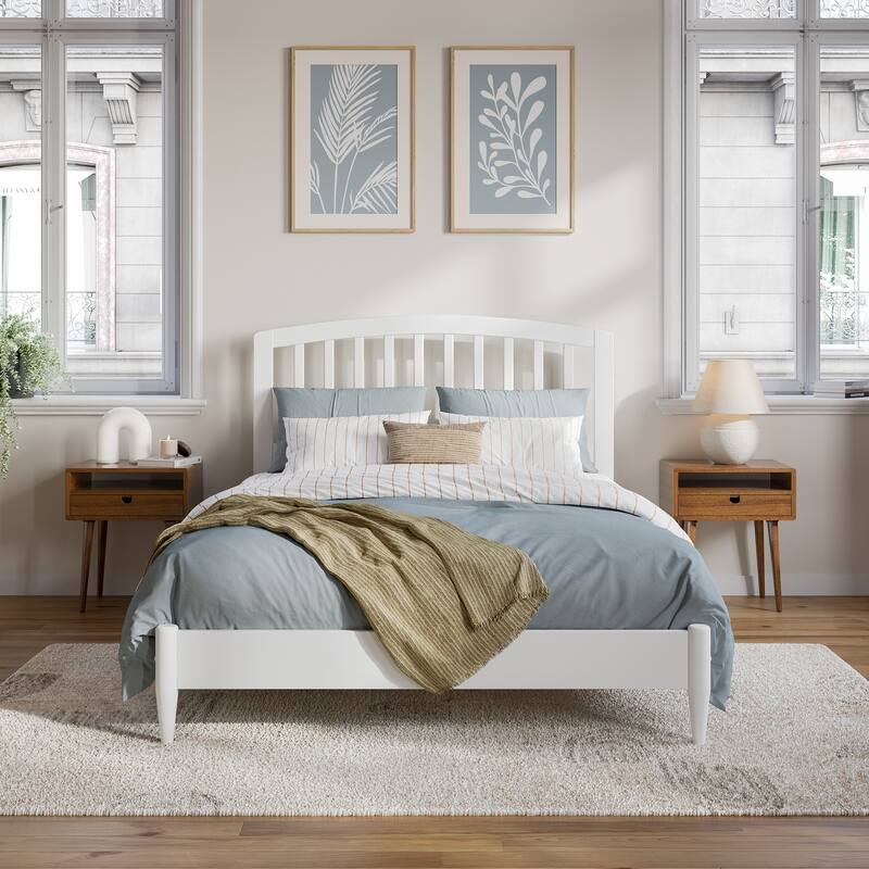 Quincy Solid Wood Low Profile Platform Bed