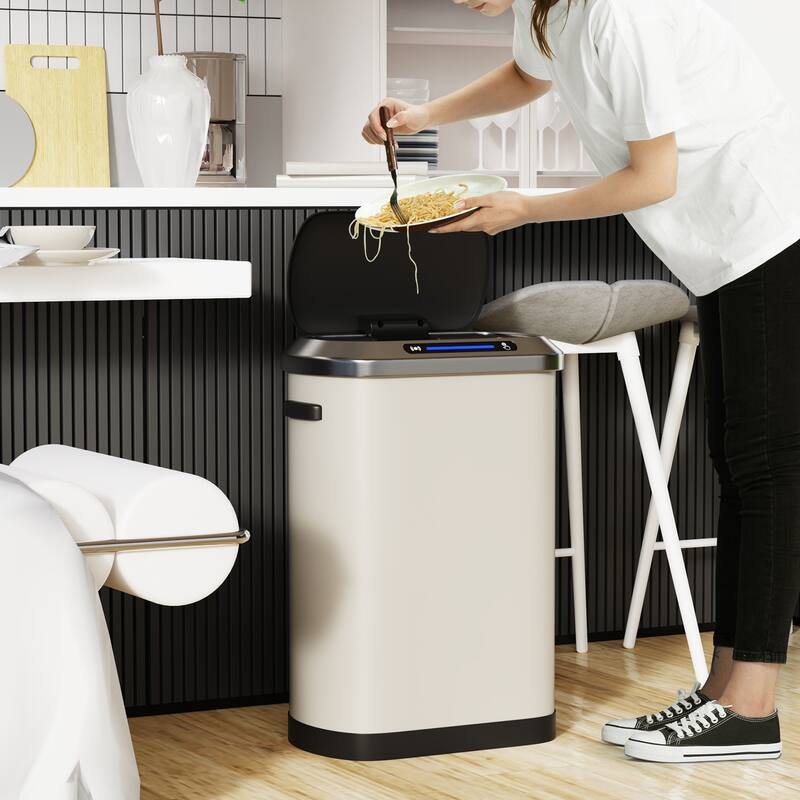 50L Kitchen Smart Automatic Trash Cans with Full Intelligent Sensor
