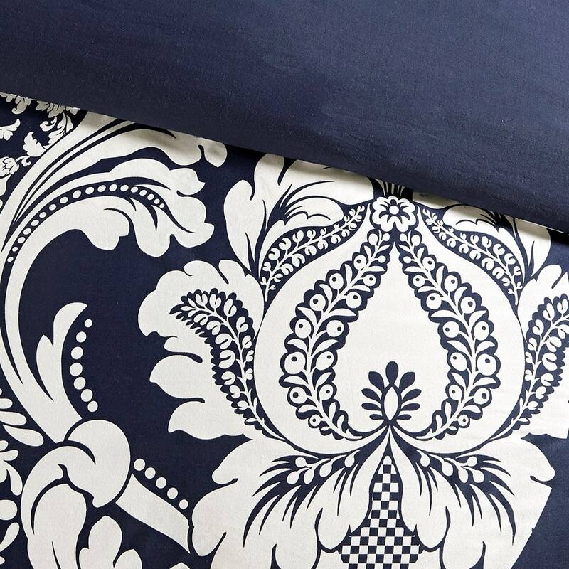 GDF Studio - Vienna 6-Piece Printed Duvet Cover Set with Decorative Pillows