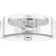 preview thumbnail 1 of 5, Quoizel Flush Mount Two Light Flush Mount Polished Chrome