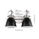 preview thumbnail 9 of 44, Sydney Farmhouse Bohemian Iron LED Vanity by JONATHAN Y