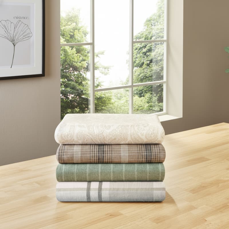 Dormisette Luxury German Flannel 6-Ounce Bed Sheet Set