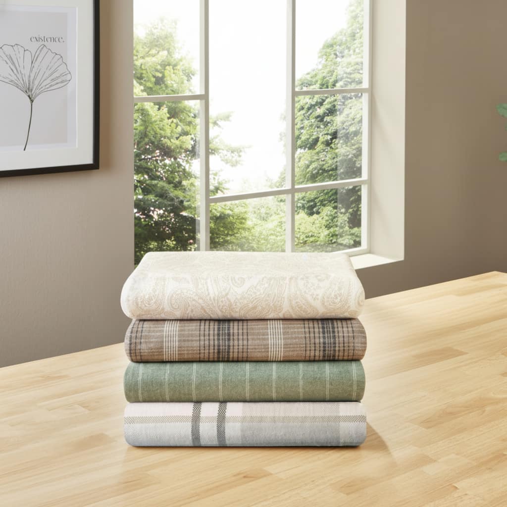 Dormisette Luxury German Flannel 6-Ounce Bed Sheet Set