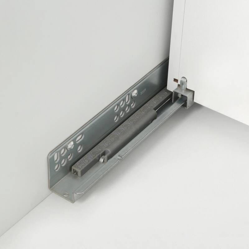 59.3" Double Sink Bathroom Vanity with SMC Top, MDF Cabinet with Solid Wood Frame & Soft-Close Doors