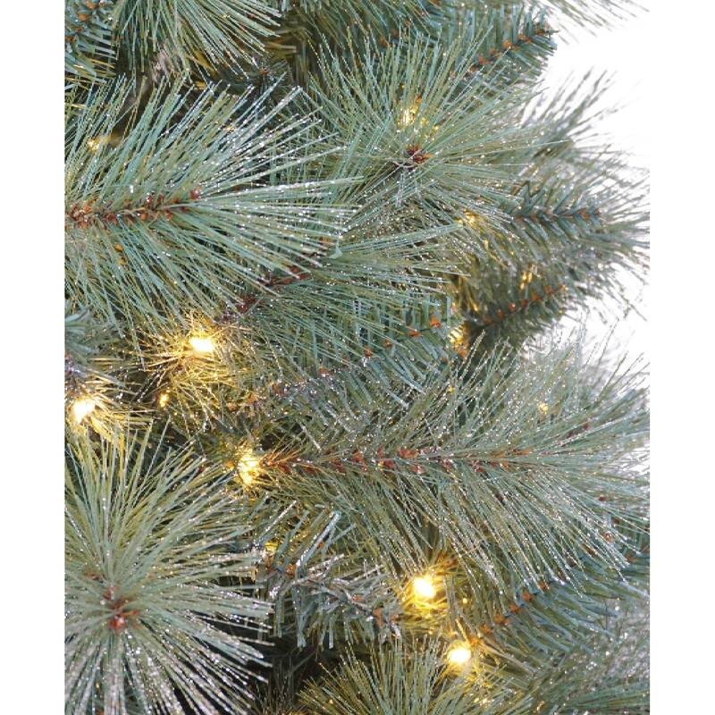 7.5ft Pre-lit Windham Fir, 1099 Branch Tips, 500 Warm White LED Rice Lights