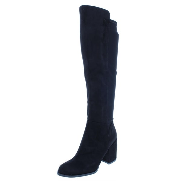 Shop Marc Fisher Womens Lacole OverTheKnee Boots Faux Suede Block