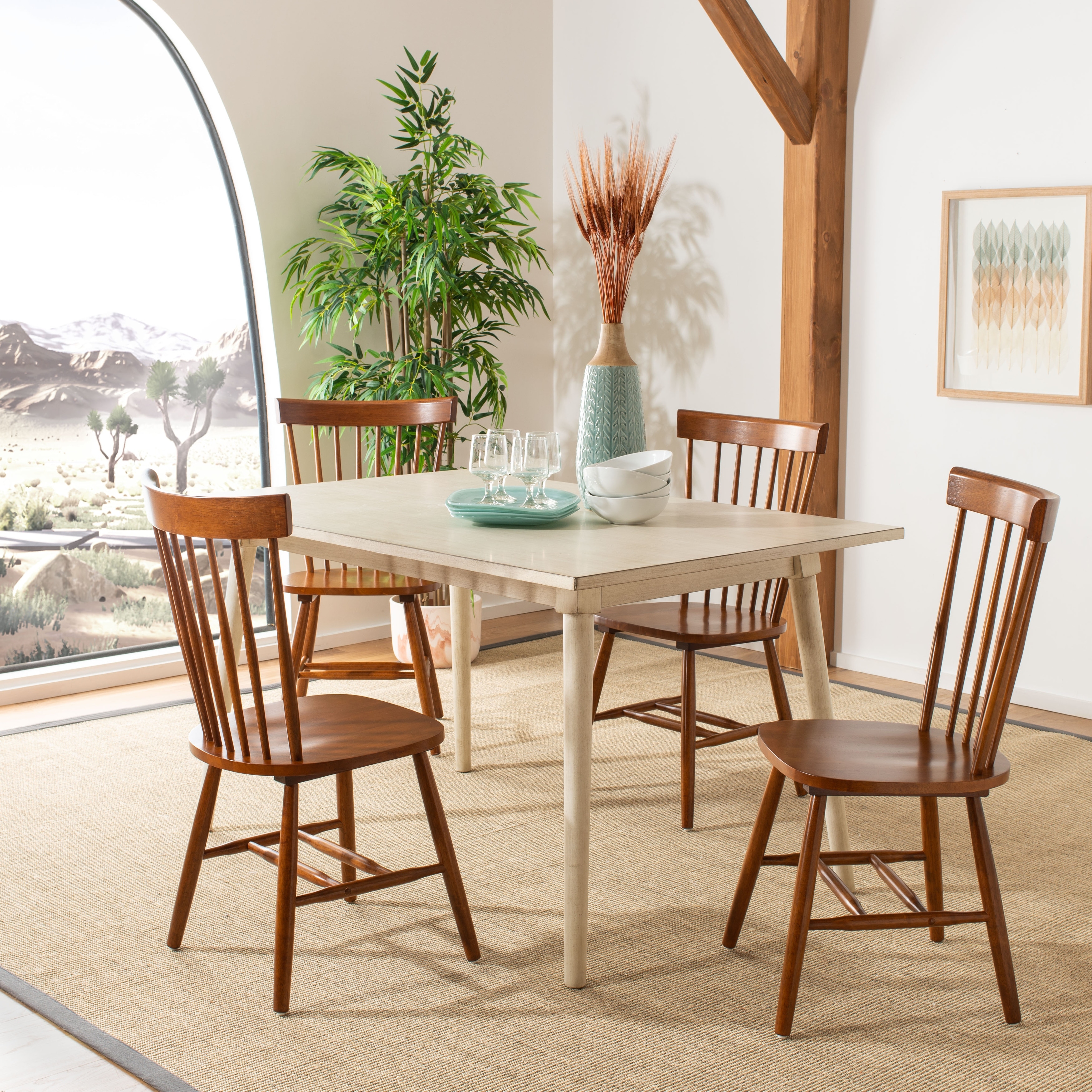 Safavieh wren top spindle dining chair