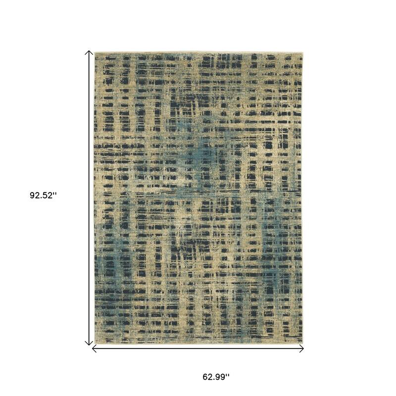 HomeRootsGeometric Modern Rectangle Area Rug