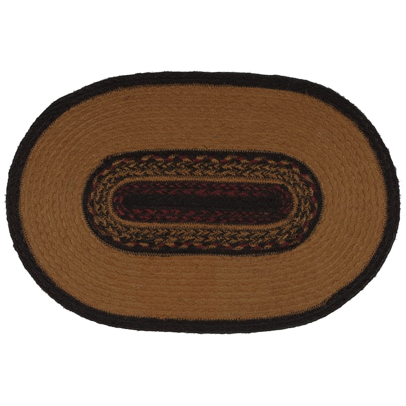Heritage Farms Star Jute Placemat Set of 6 12x18 - Placemat 12x18