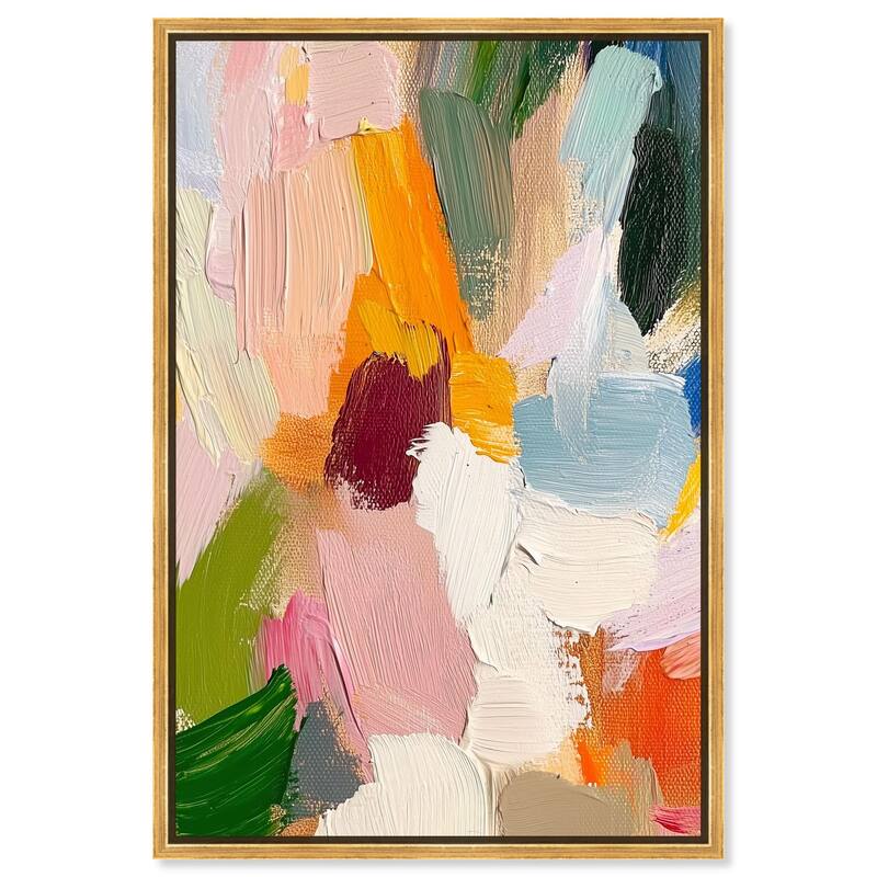 Chromatic Surge IV Canvas by Art Remedy - Gold - 20" x 30"