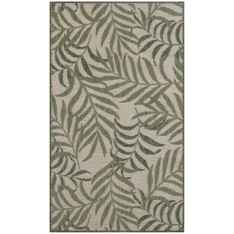Nourison Garden Oasis Indoor/Outdoor Nature Area Rug - 3'x5' - Ivory