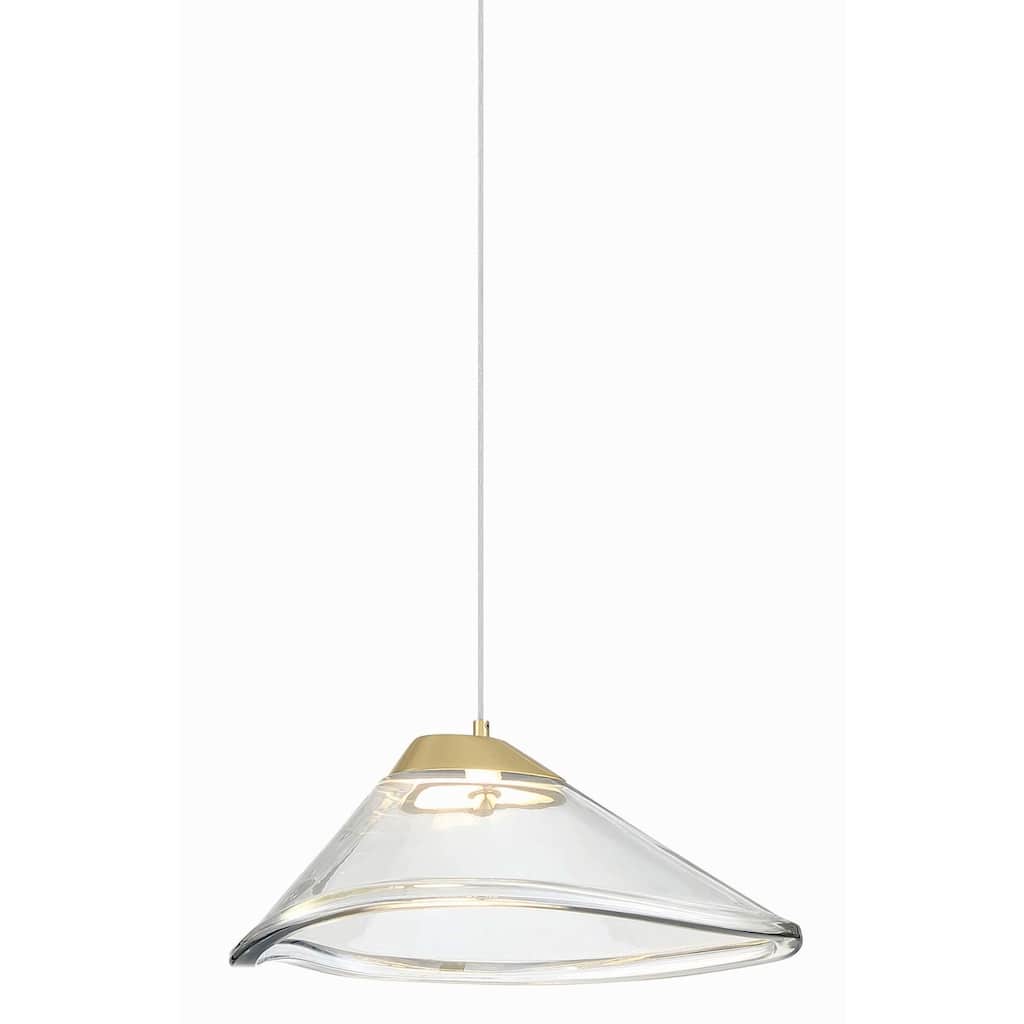 Kovacs P5401-L Sneer 10" Wide Integrated LED Mini Pendant with Tinted