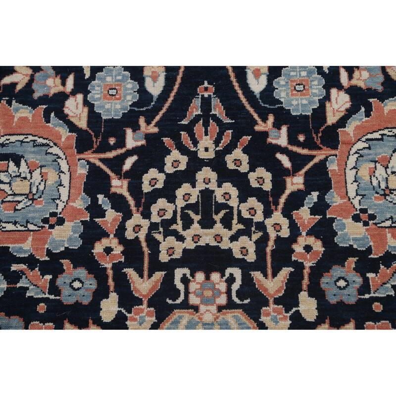 Floral Wool Sultanabad Ziegler Turkish Oriental Area Rug Hand-knotted - 9'9" x 13'0"